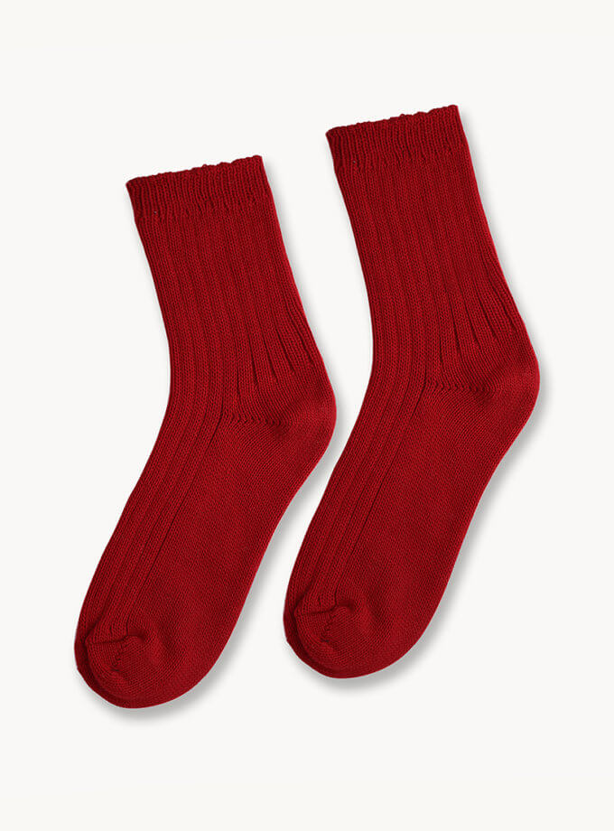 Шкарпетки зимові червоні IAM_RD/WNTR/SCKS, фото 1 - в интернет магазине KAPSULA