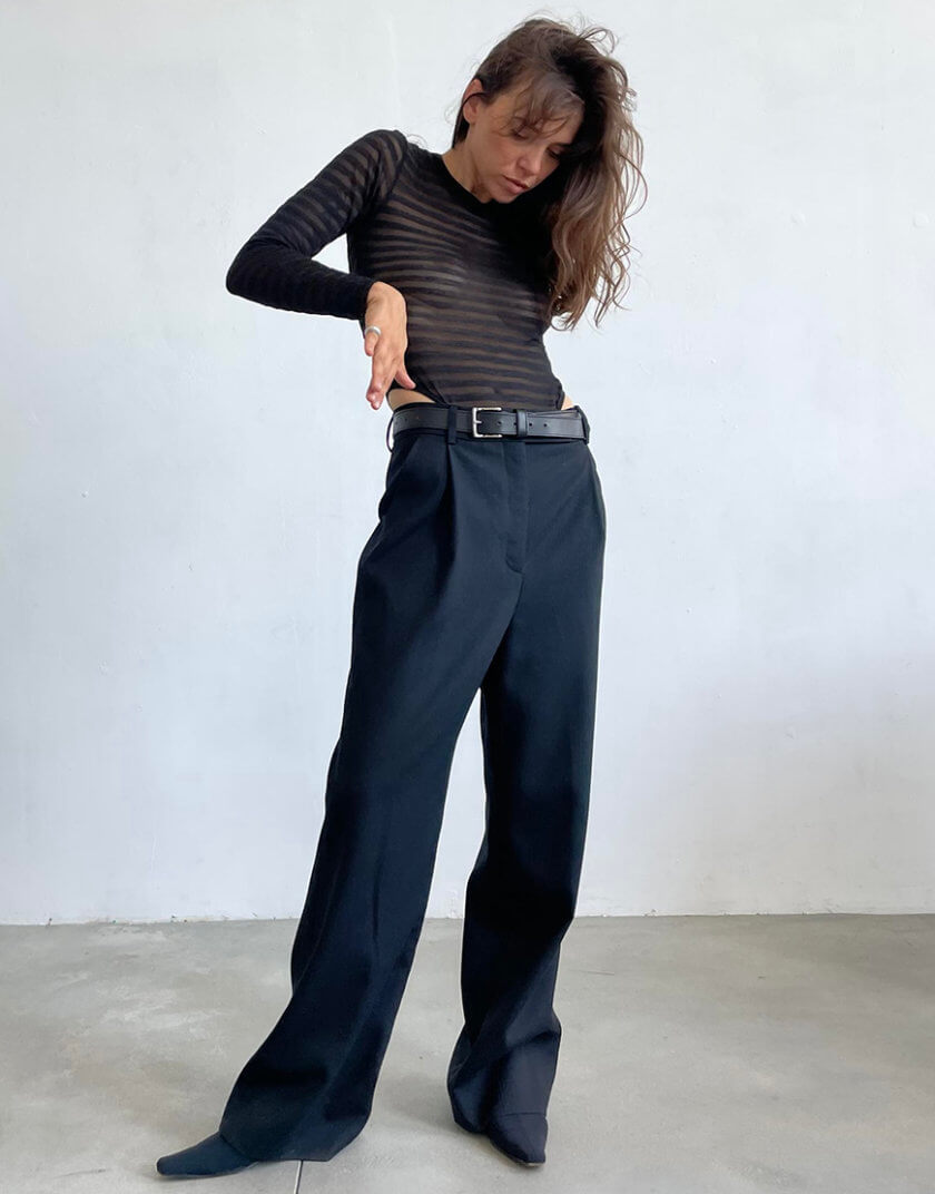 Класичні брюки з низькою посадкою NOMA_392023, фото 1 - в интернет магазине KAPSULA