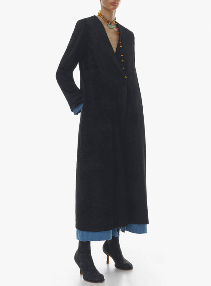 Пальто з екохутра OUN_FW23-21-ECO-FUR-COAT, фото 1 - в интернет магазине KAPSULA