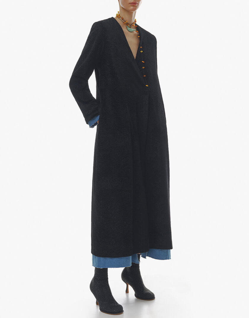 Пальто з екохутра OUN_FW23-21-ECO-FUR-COAT, фото 1 - в интернет магазине KAPSULA