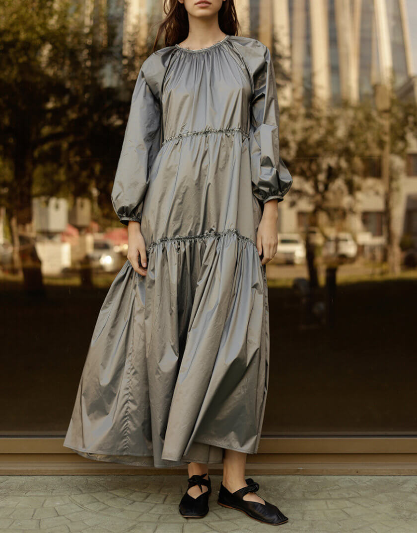 Сукня сталева WKMF_179_1, фото 1 - в интернет магазине KAPSULA