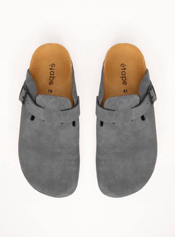 Сліппери Etape slippers suede gris ETP_slippers_suede_gris, фото 1 - в интернет магазине KAPSULA