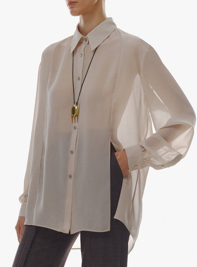 Прозора блуза OUN_FW23-18-BLOUSE, фото 1 - в интернет магазине KAPSULA