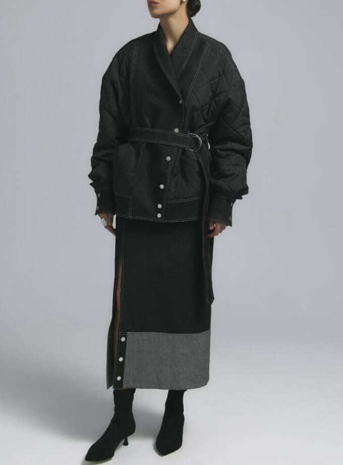 Куртка зі спідницею максі довжини Alm_6, фото 1 - в интернет магазине KAPSULA