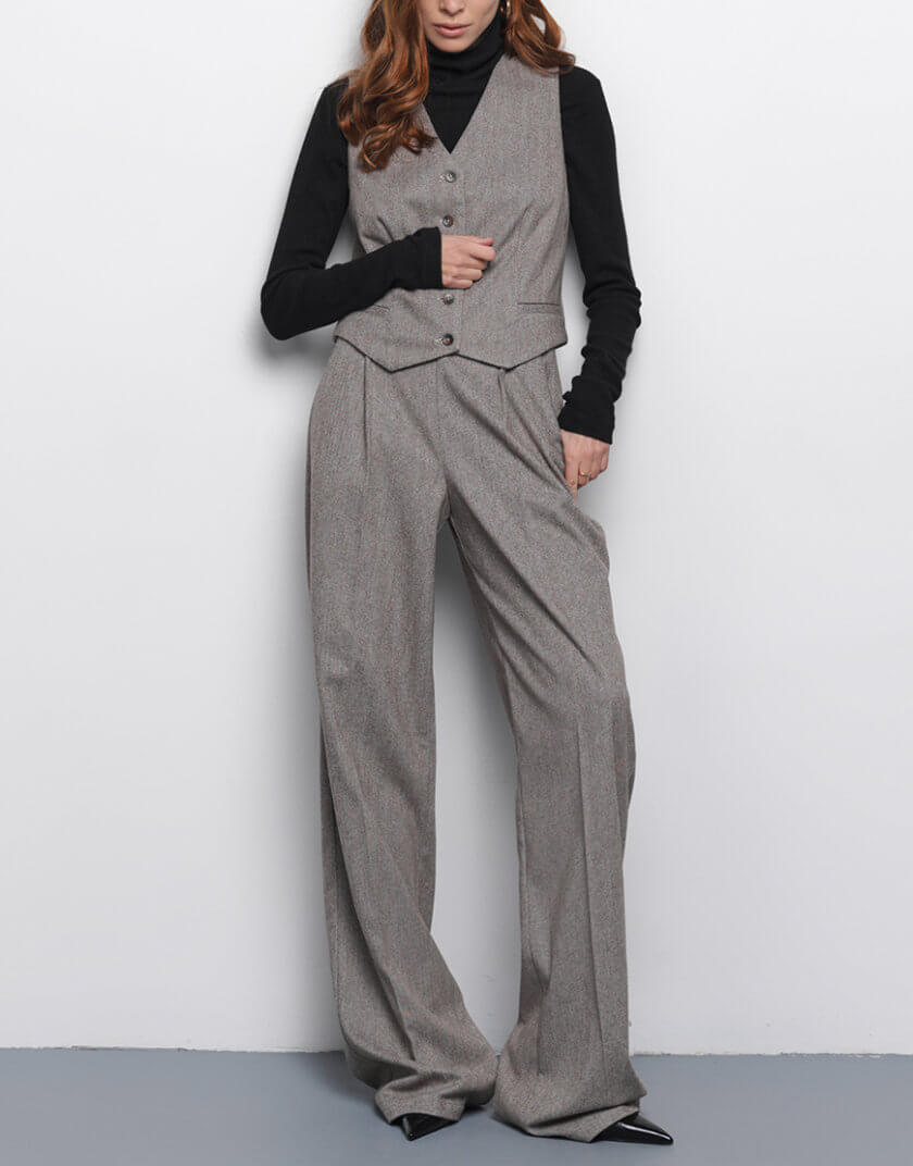 Теплі вовняні штани максі AY_3710, фото 1 - в интернет магазине KAPSULA