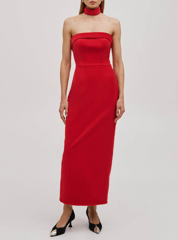 Сукня Vita червона MC_MY11624, фото 1 - в интернет магазине KAPSULA