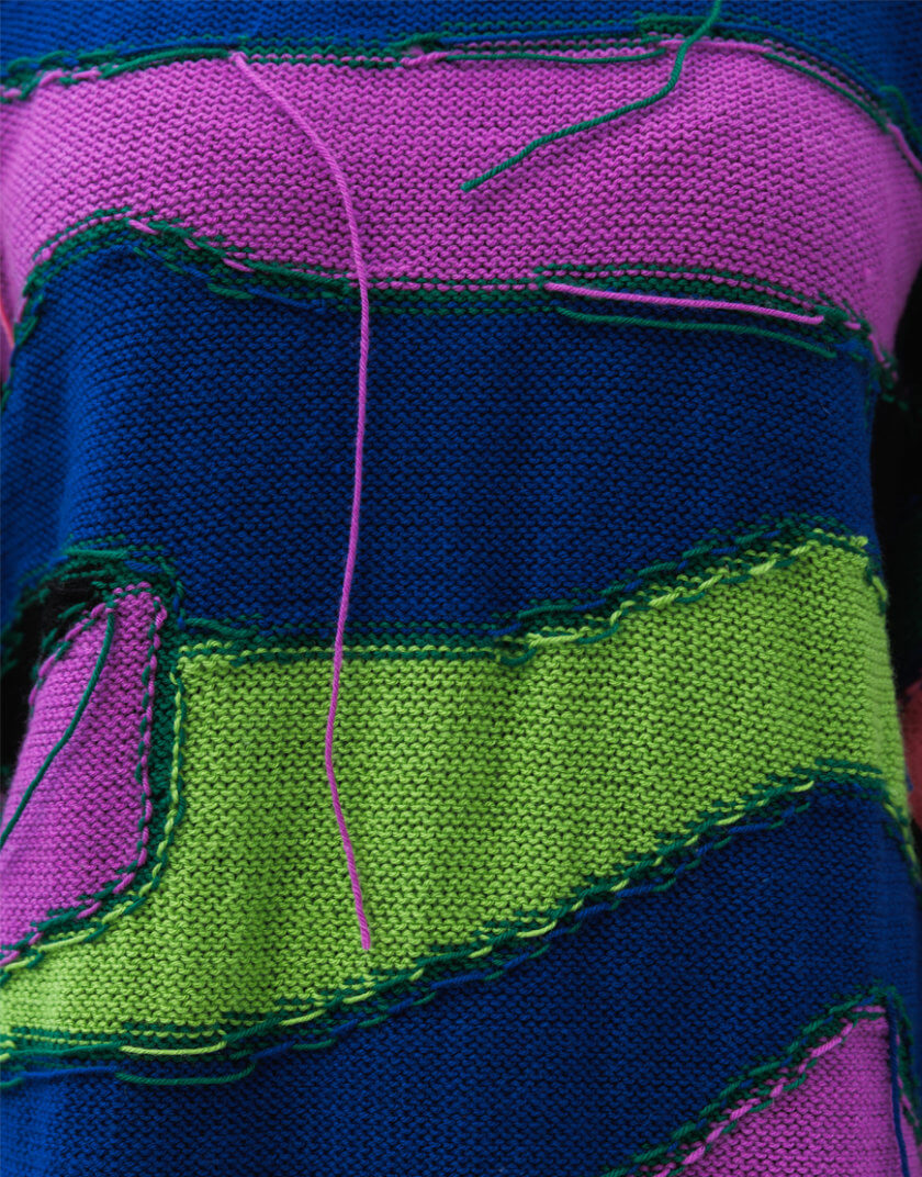 Яскравий оверсайз светр Creativity Sweater 1314_22-Multicolor, фото 1 - в интернет магазине KAPSULA