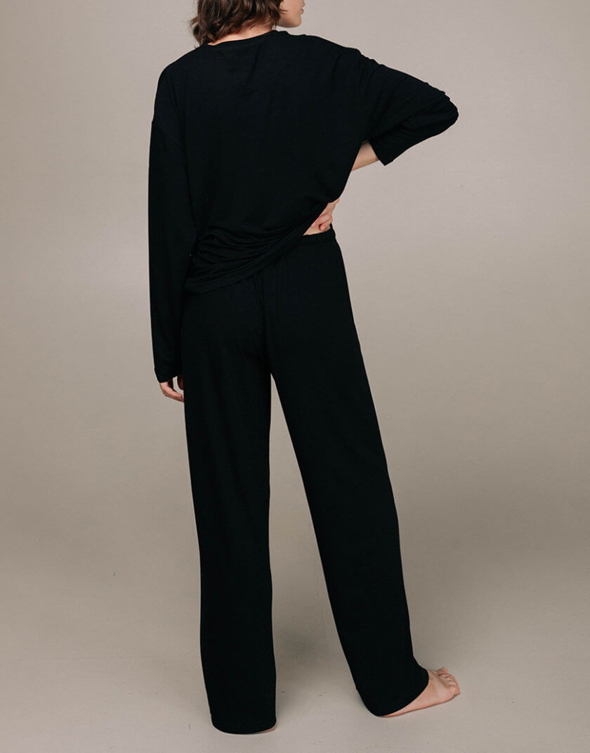 М'які жіночі штани чорні AR_SP_31, фото 1 - в интернет магазине KAPSULA
