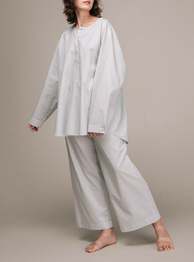 Штани бавовняні жіночі сірі AR_SP_52, фото 1 - в интернет магазине KAPSULA