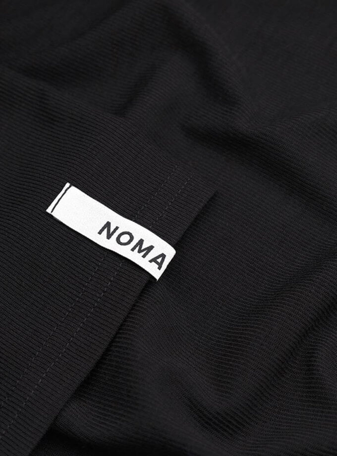 Оверсайз лонгслів з тонкої тканини чорний NOMA_702023-black, фото 1 - в интернет магазине KAPSULA
