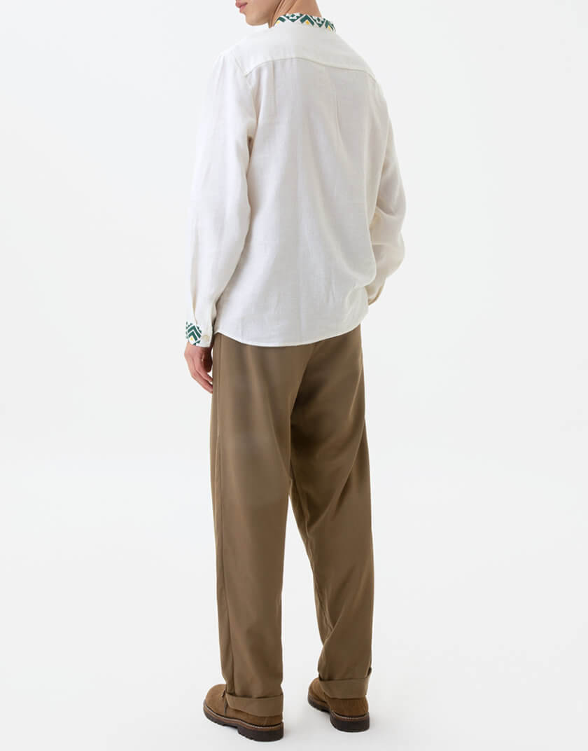 Чоловіча сорочка з традиційною вишивкою Опілля GPTV_BB_602, фото 1 - в интернет магазине KAPSULA
