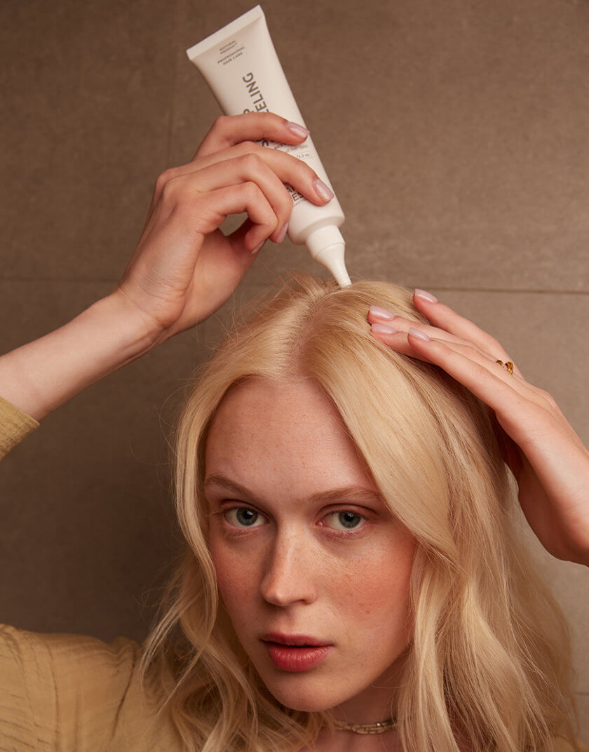 Пілінг для шкіри голови Marie Fresh з рисовим скрабом 100 мл MRFC_sp-3-100, фото 1 - в интернет магазине KAPSULA