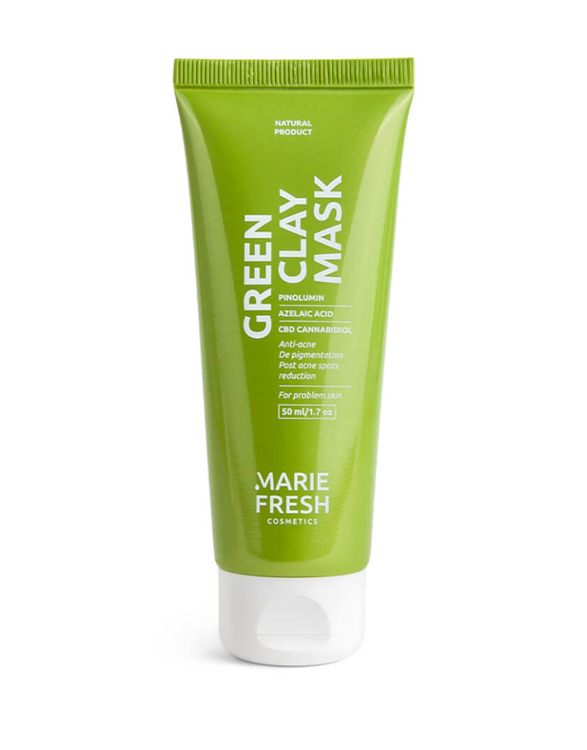 Маска Marie Fresh з зеленою глиною для проблемної шкіри 50 мл MRFC_maskgr-1-50, фото 1 - в интернет магазине KAPSULA