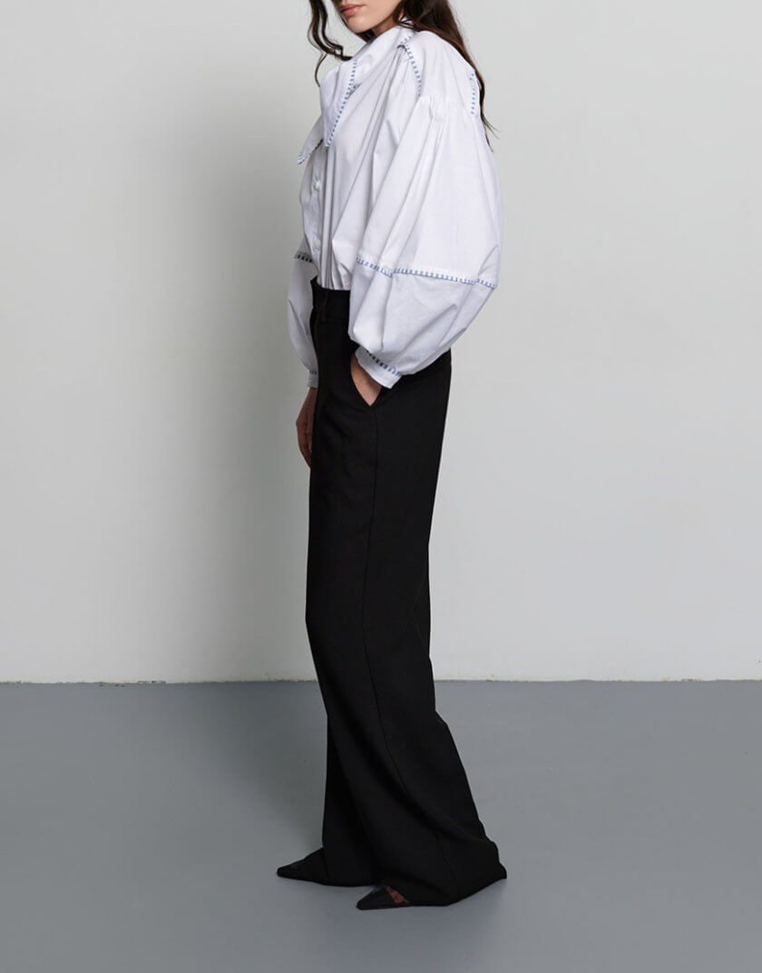 Чорні максі брюки AY_3759, фото 1 - в интернет магазине KAPSULA