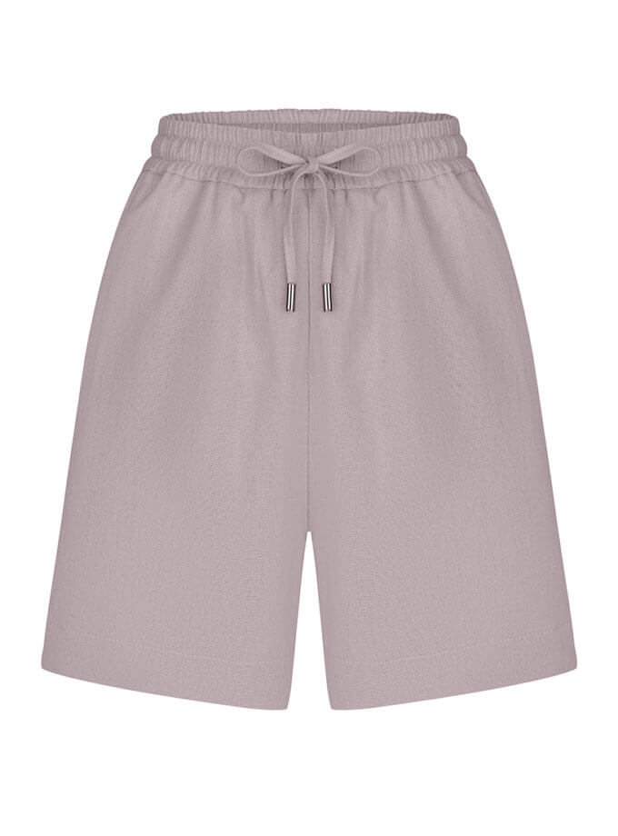 Льняні шорти CHLT_Amalfi_Shorts_ Pearl, фото 1 - в интернет магазине KAPSULA