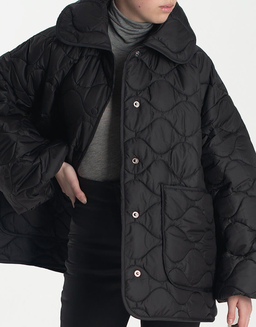 Куртка Maria чорна vv_3452, фото 1 - в интернет магазине KAPSULA