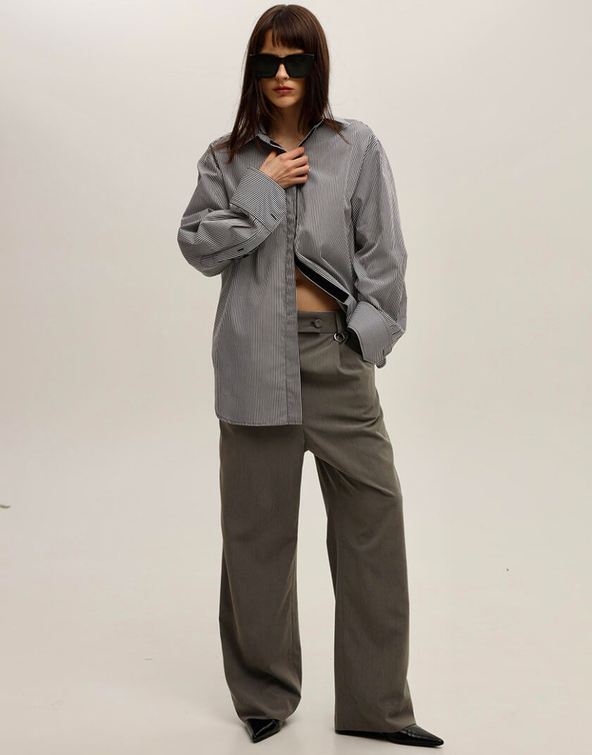 Сірі брюки NOMA_ 42023, фото 1 - в интернет магазине KAPSULA