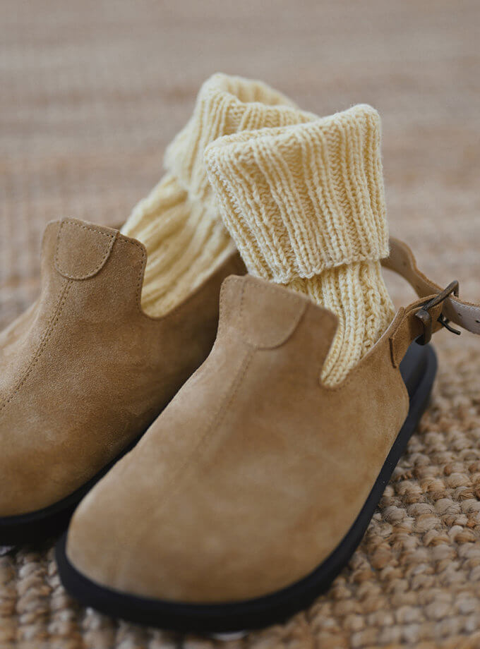 Шкарпетки Home з кашеміром – Yellow NN_070-500-03, фото 1 - в интернет магазине KAPSULA