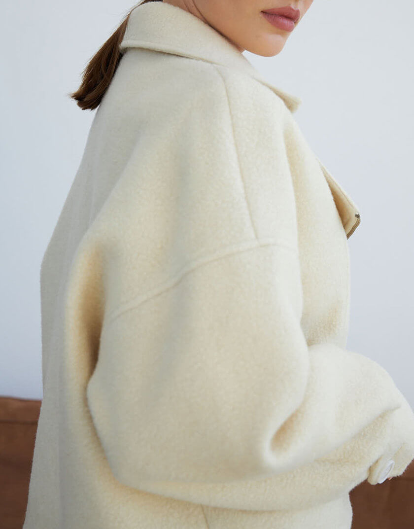 Короткий піджак з натуральної вовни ESSENCE_THE24-54, фото 1 - в интернет магазине KAPSULA
