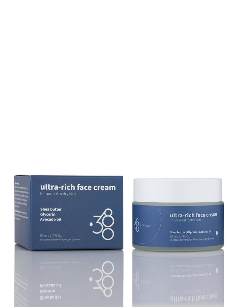Ultra-Rich Face Cream - Ультразволожуючий крем для обличчя SC_3802312FF11, фото 1 - в интернет магазине KAPSULA