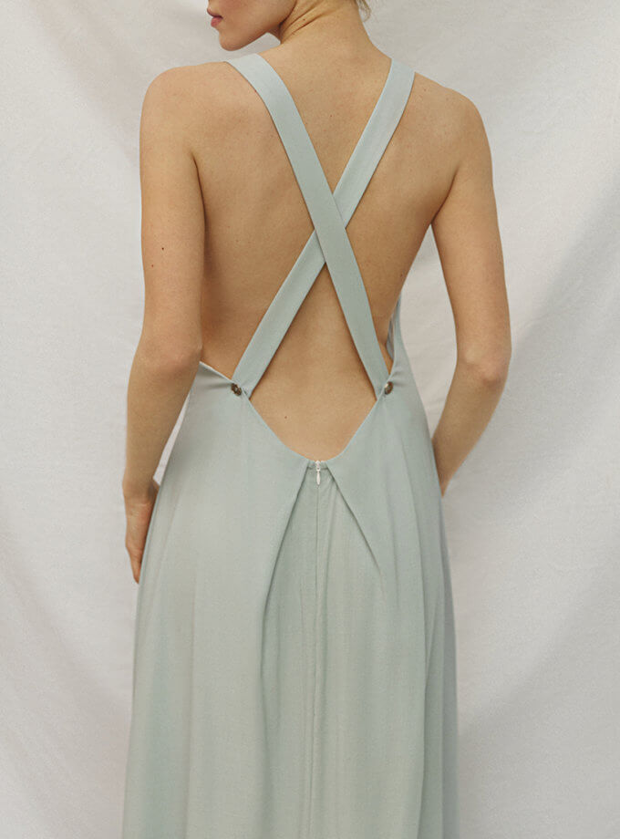 Сукня максі з відкритою спиною ESSENCE_TE24-15, фото 1 - в интернет магазине KAPSULA