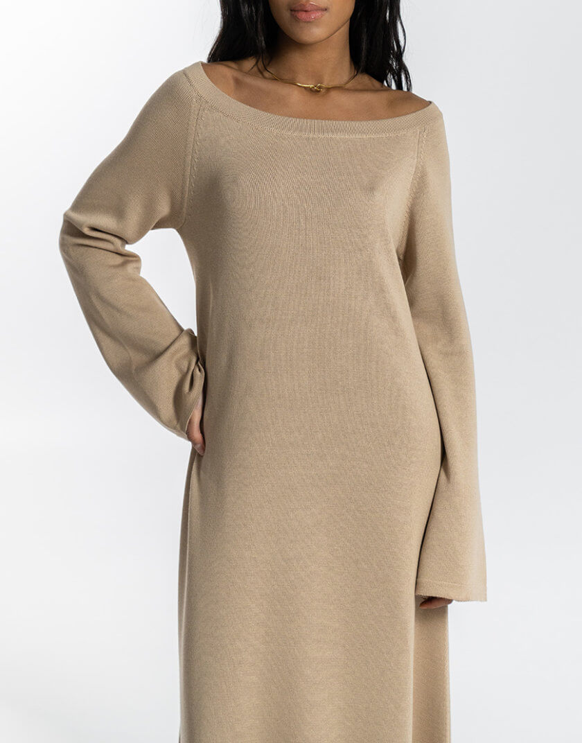 Сукня Ember бежева WH_ember-dress-beige-24, фото 1 - в интернет магазине KAPSULA