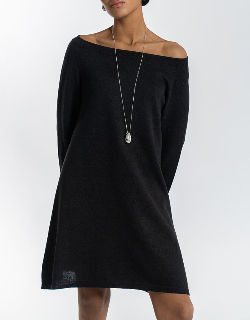 Сукня Ember міні чорна WH_ember-dress-mini-black-24, фото 1 - в интернет магазине KAPSULA