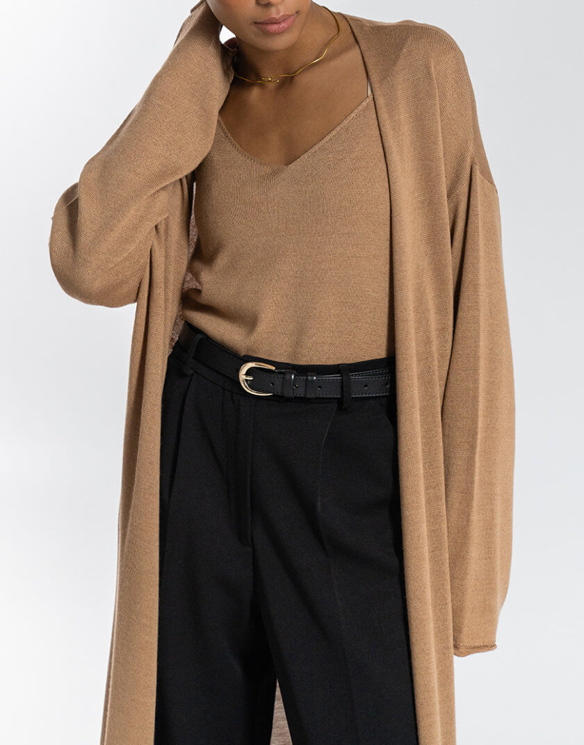 Кардиган Olivia кемел WH_cardigan-olivia-camel-24, фото 1 - в интернет магазине KAPSULA