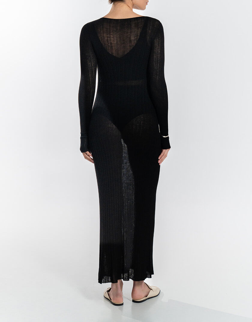 Сукня Michelle чорна WH_dress-michelle-black-24, фото 1 - в интернет магазине KAPSULA