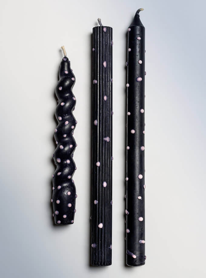 Набір з трьох свічок Dalmatian Taper FR_SET02, фото 1 - в интернет магазине KAPSULA