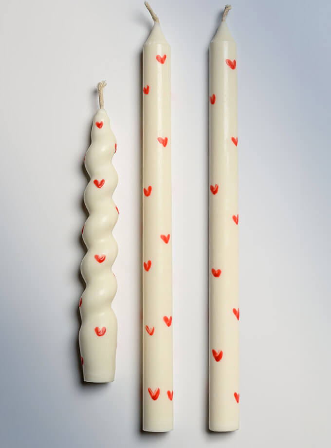 Набір з трьох свічок Love-is-Love Taper FR_SET04, фото 1 - в интернет магазине KAPSULA