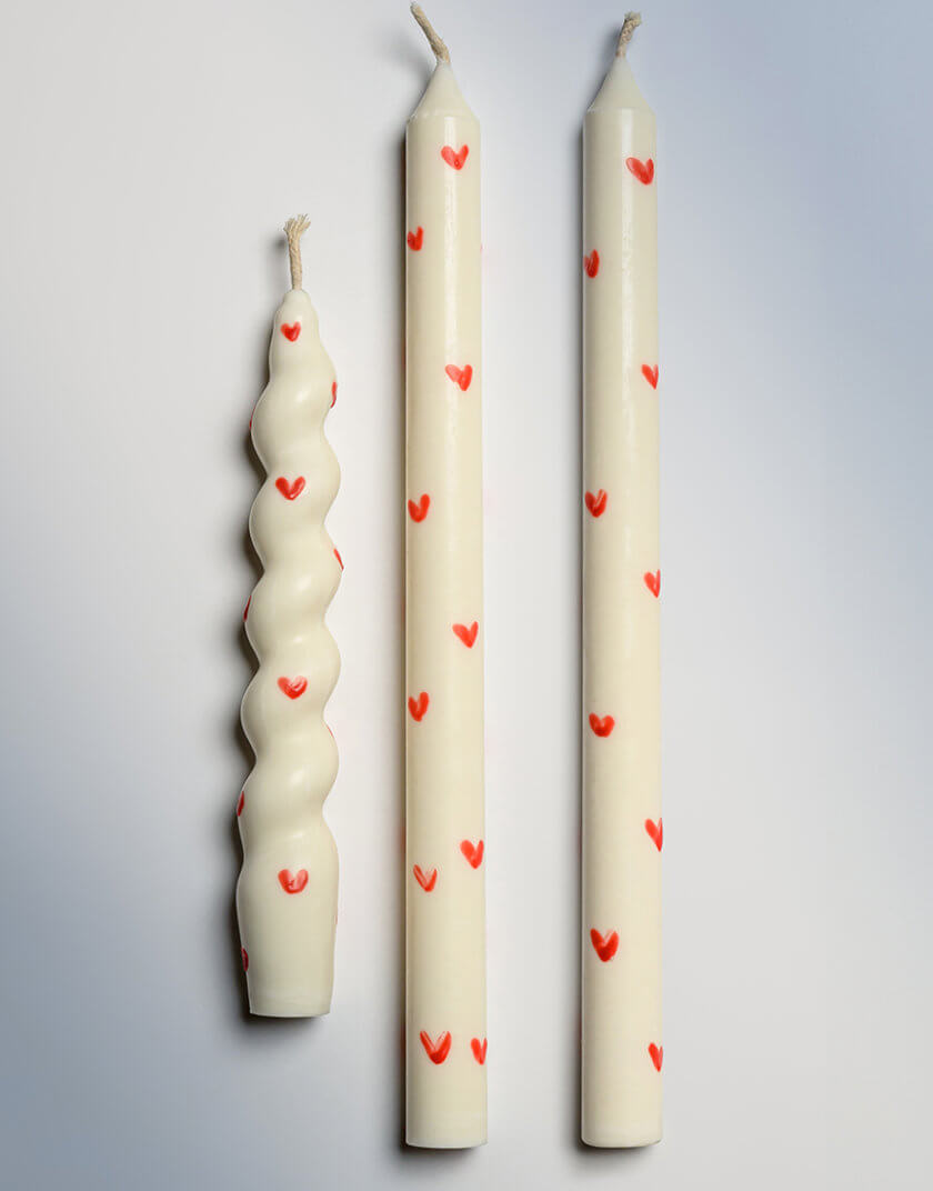 Набір з трьох свічок Love-is-Love Taper FR_SET04, фото 1 - в интернет магазине KAPSULA