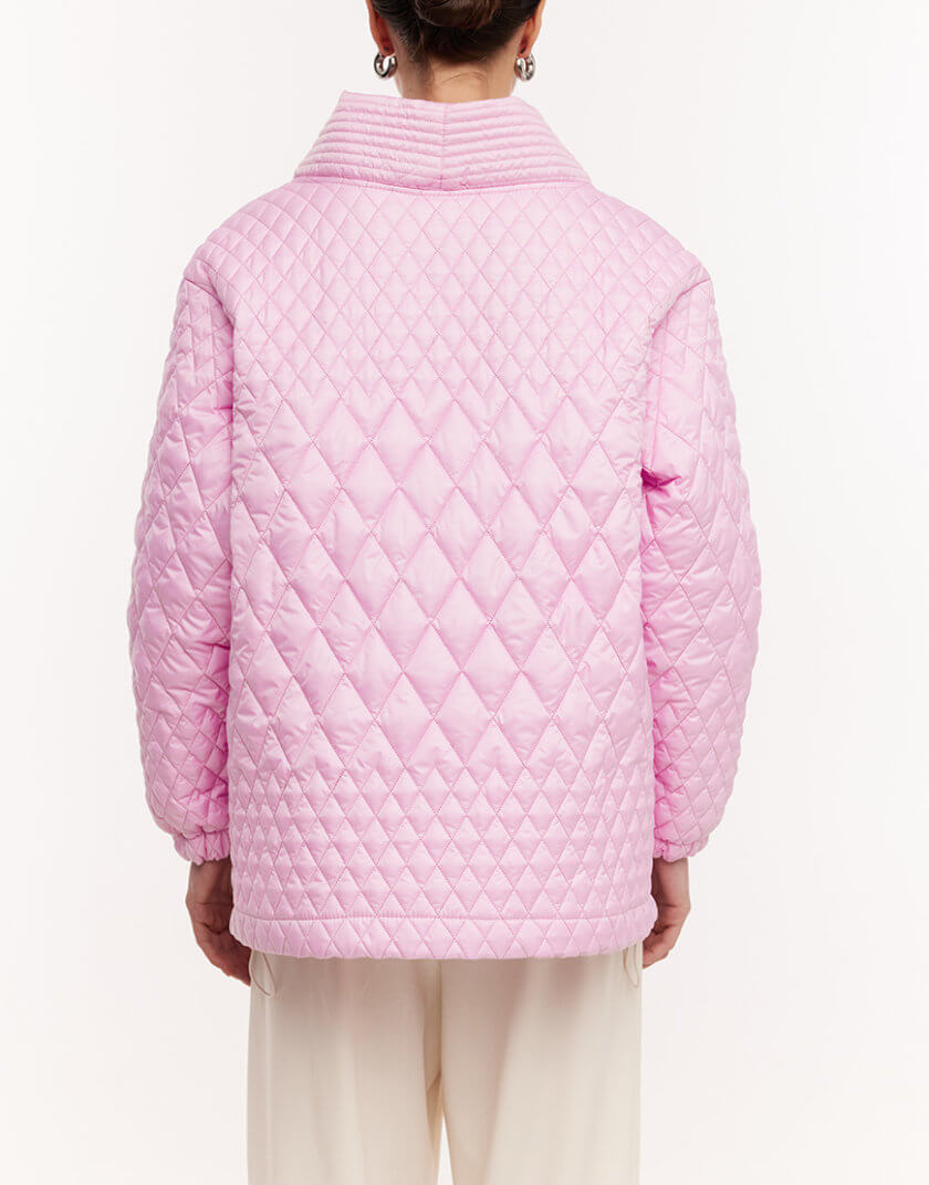 Стьобана куртка Emilia рожева MC_MY14824-1, фото 1 - в интернет магазине KAPSULA