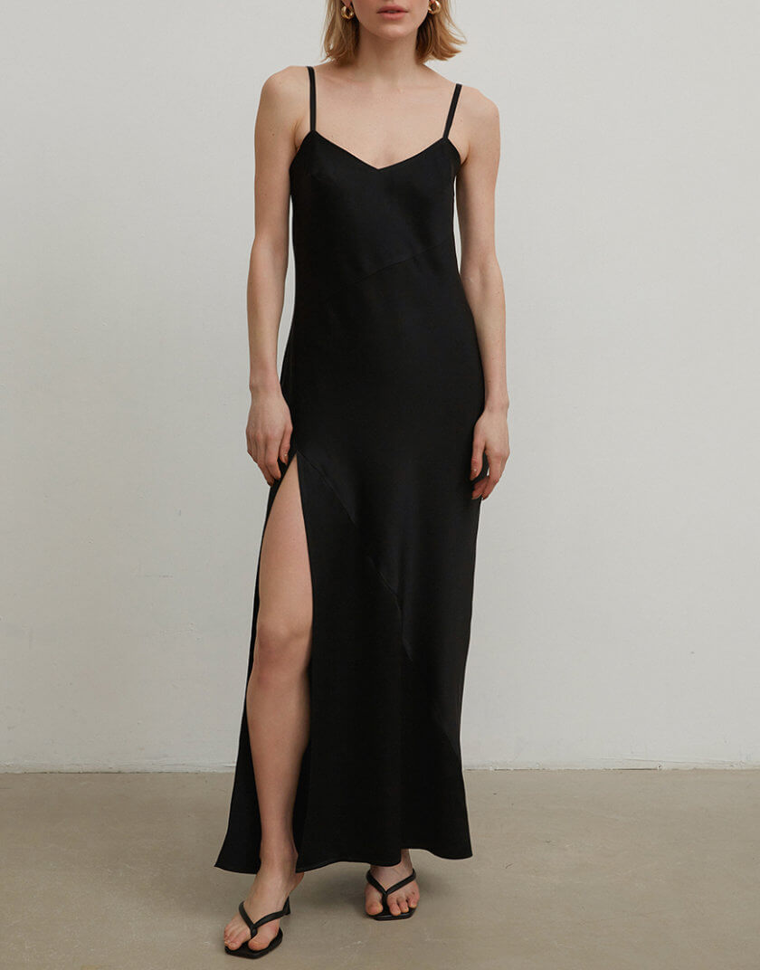 Сукня комбінація з розрізом LAB_SS2412, фото 1 - в интернет магазине KAPSULA