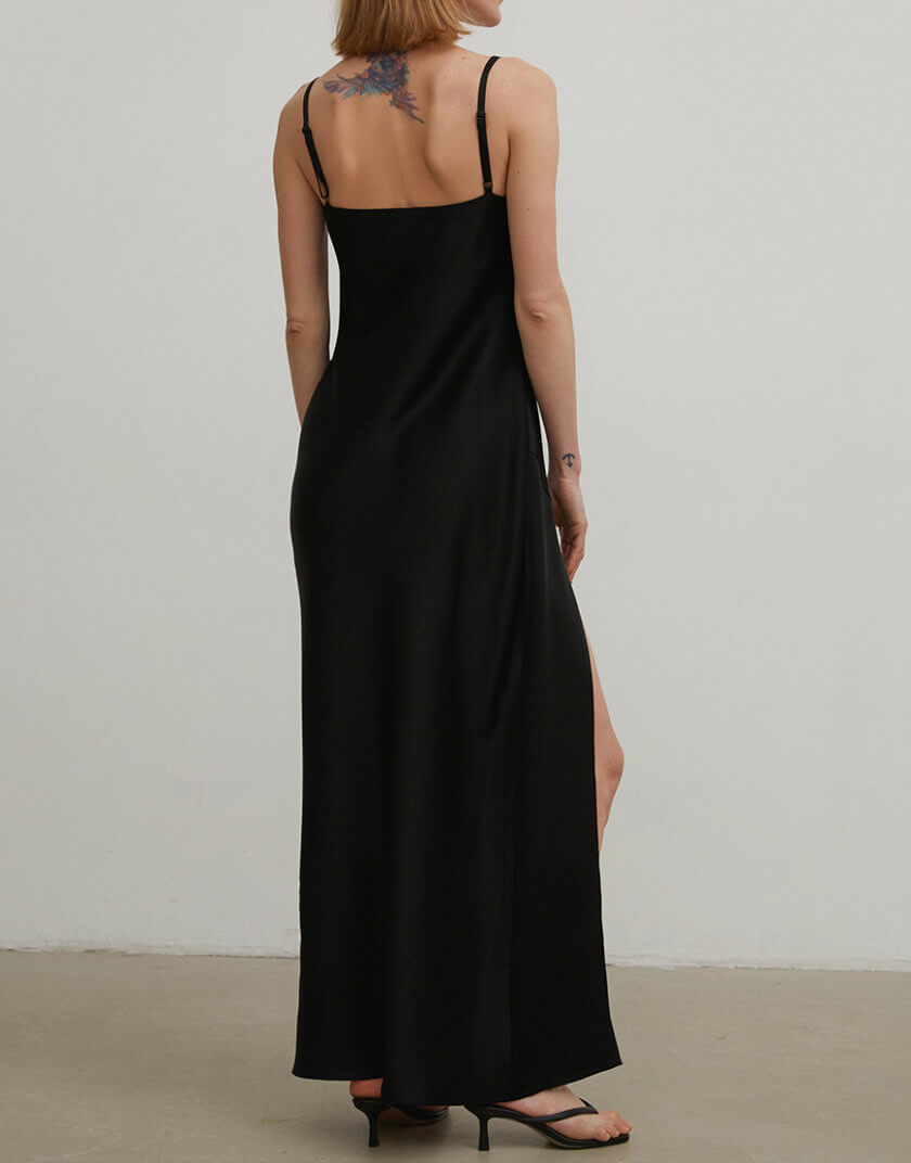 Сукня комбінація з розрізом LAB_SS2412, фото 1 - в интернет магазине KAPSULA
