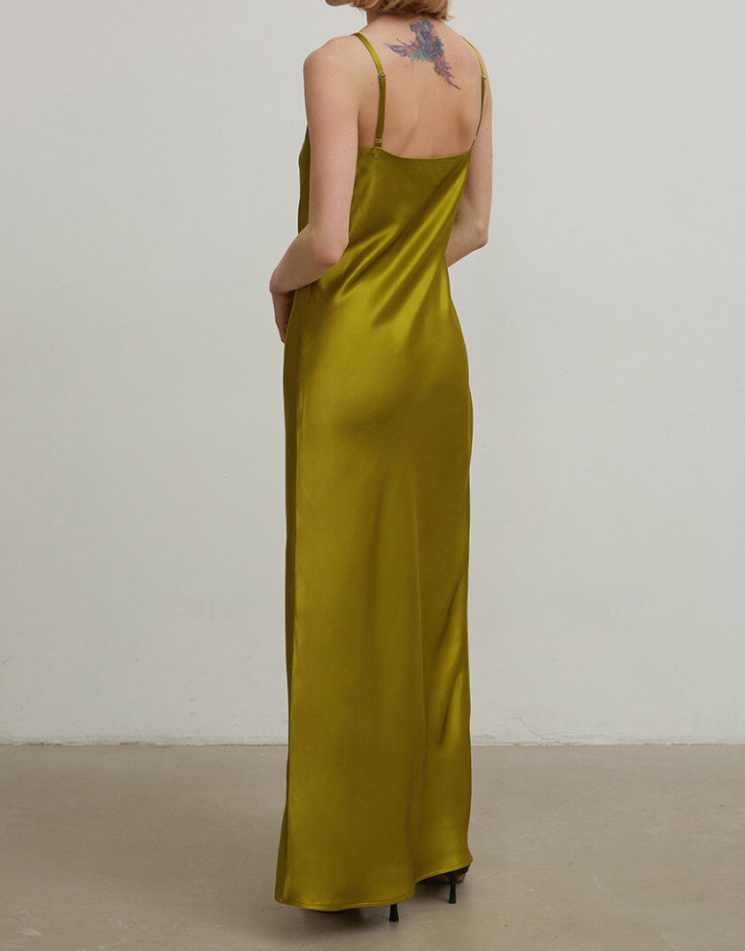 Сукня комбінація з розрізом LAB_SS2413, фото 1 - в интернет магазине KAPSULA