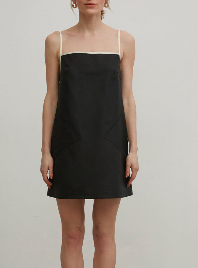 Сукня коротка з бавовни LAB_SS2414, фото 1 - в интернет магазине KAPSULA