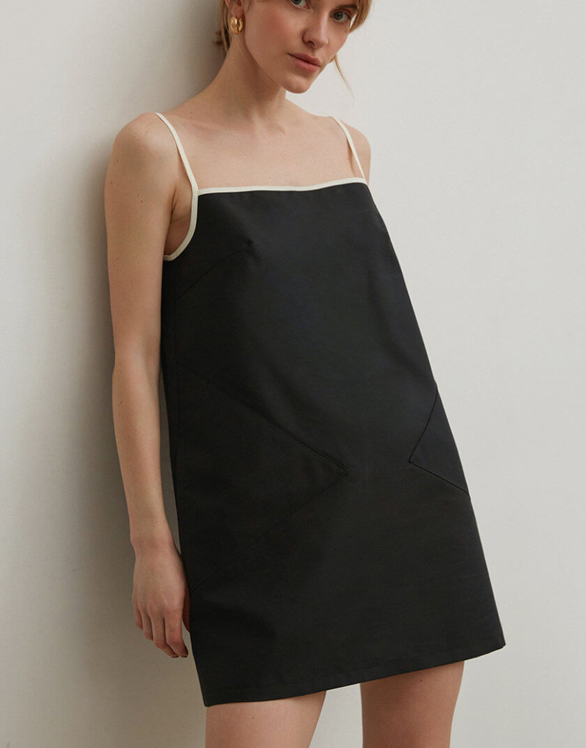Сукня коротка з бавовни LAB_SS2414, фото 1 - в интернет магазине KAPSULA