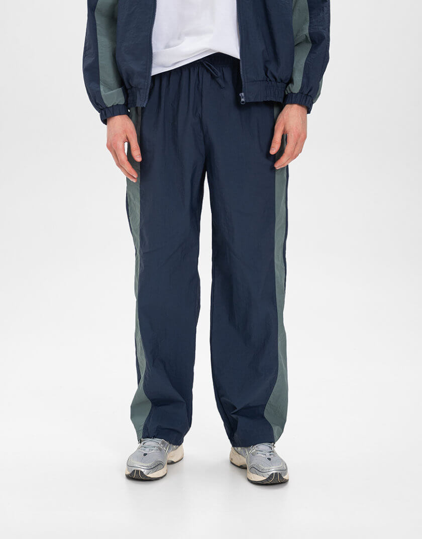 Штани спортивні унісекс темно-сині US-00159, фото 1 - в интернет магазине KAPSULA