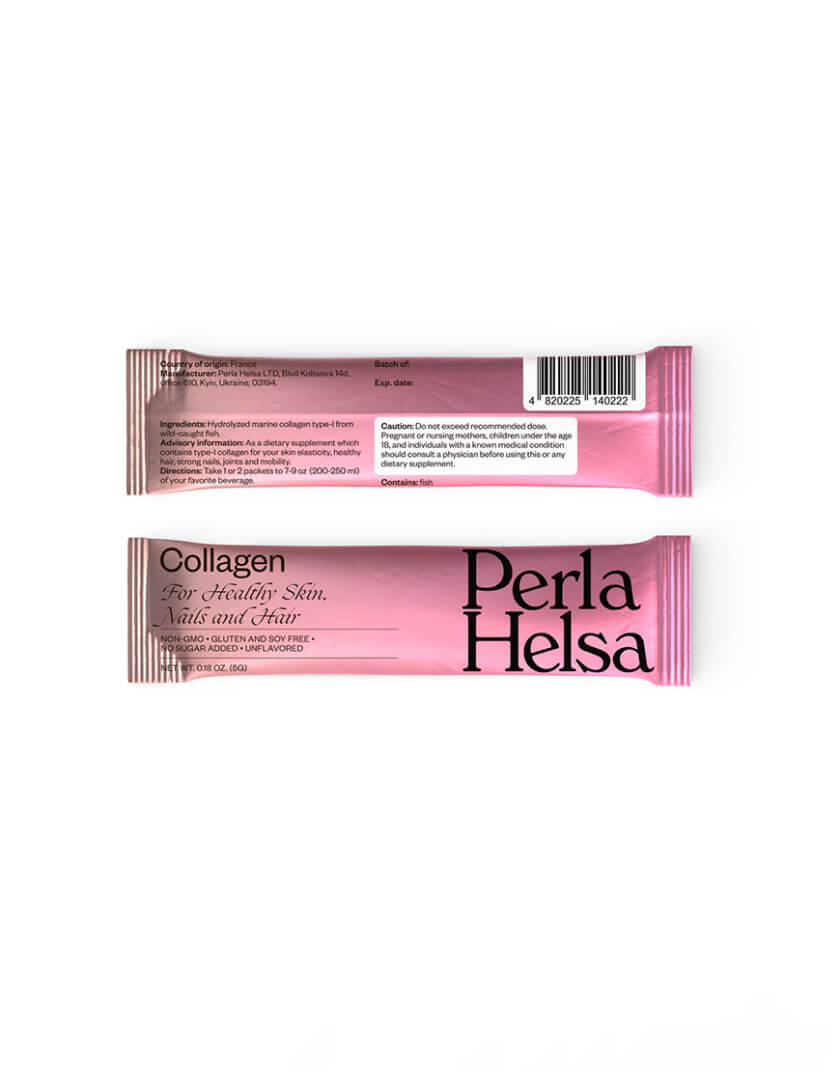 Perla Helsa Морський колаген пептиди І типу дієтична добавка PH_W100500, фото 1 - в интернет магазине KAPSULA