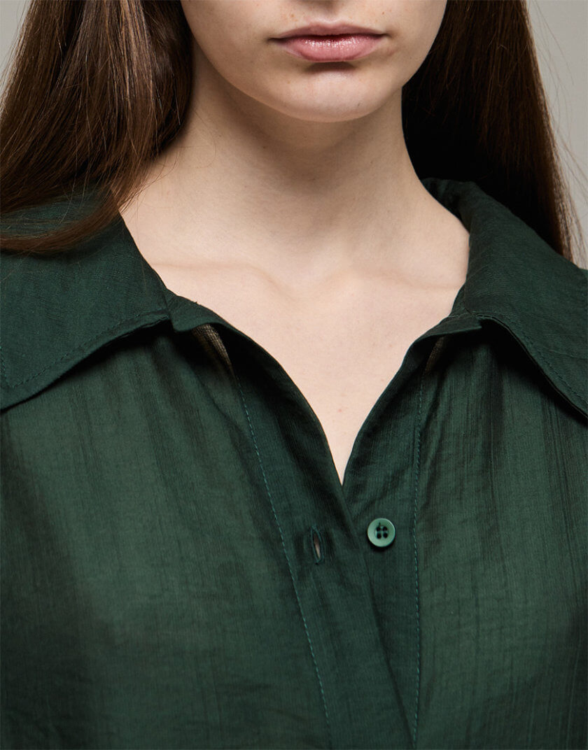 Блуза жіноча смарагдова AR_WFH_11, фото 1 - в интернет магазине KAPSULA
