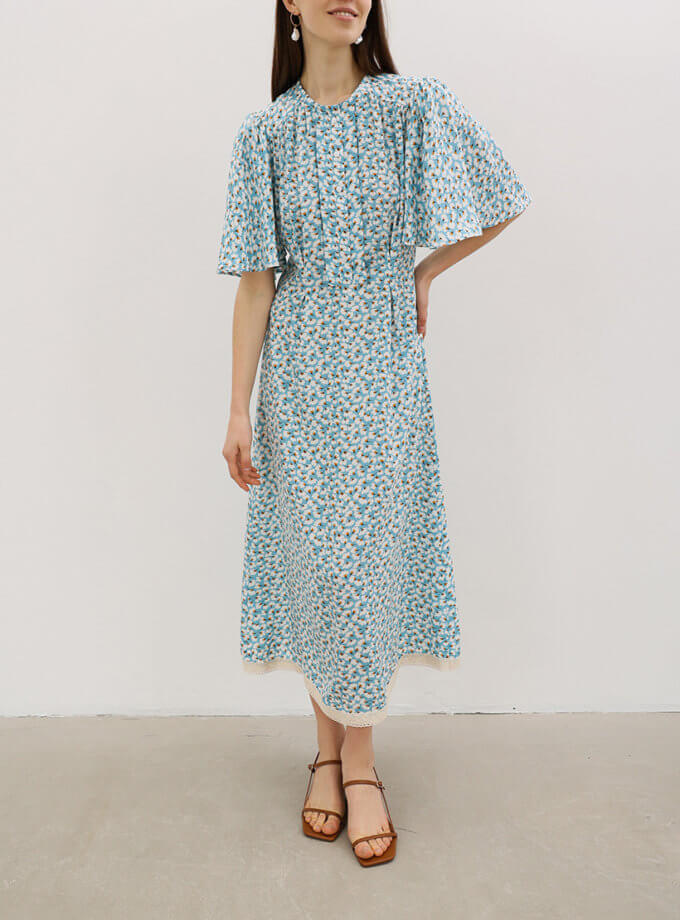 Легка блакитна сукня AY_3803, фото 1 - в интернет магазине KAPSULA