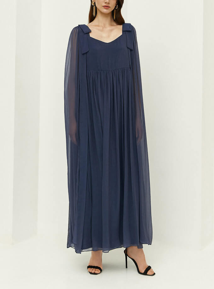 Сукня максі oun_F-SS22-11, фото 1 - в интернет магазине KAPSULA