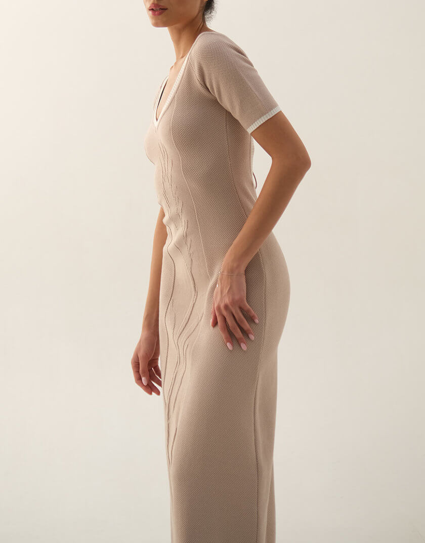 В'язана сукня з Колосом GNPT_DKolos_SS23_20, фото 1 - в интернет магазине KAPSULA