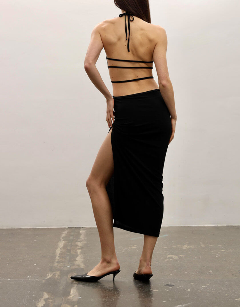 Чорна сукня максі NOMA_252024, фото 1 - в интернет магазине KAPSULA