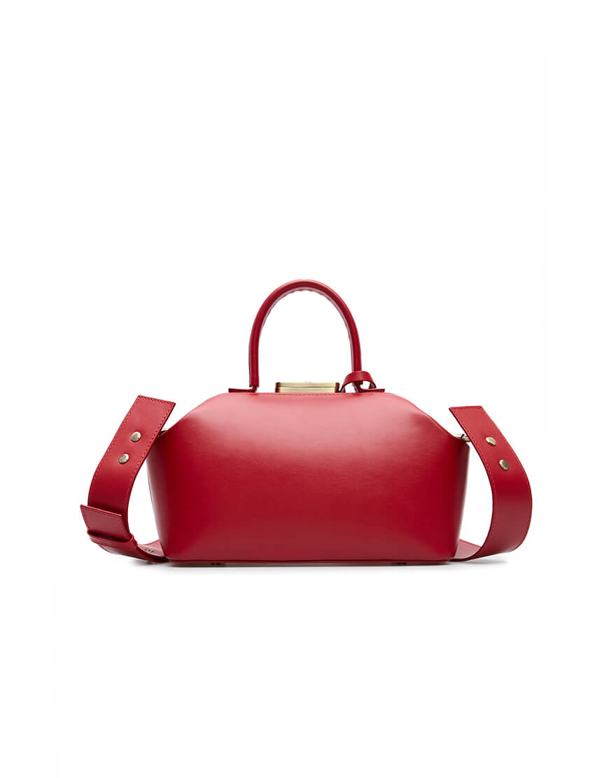 Шкіряна сумка-саквояж Grie Noble Red GR_SV-NB-R, фото 1 Шкіряна сумка-саквояж Grie Noble Red GR_SV-NB-R, фото 1 - в интернет магазине KAPSULA
