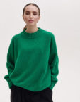Светр об'ємний з вовни мериноса та кашеміру FRBC_ovcash_green, фото 1 - в интернет магазине KAPSULA