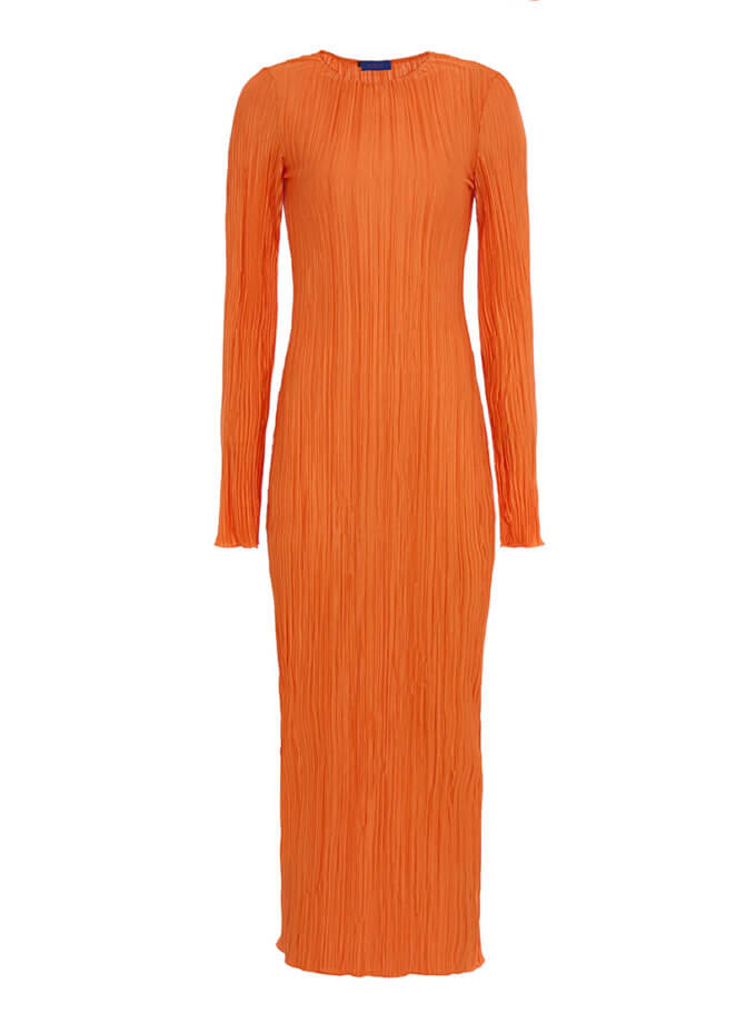Сукня Перлина Легкості помаранчева RSC_DRESS-0010/3, фото 1 - в интернет магазине KAPSULA