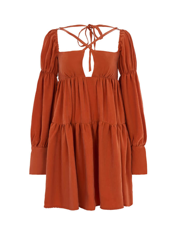 Сукня Санторіні помаранчева DRESS-005/8, фото 1 - в интернет магазине KAPSULA