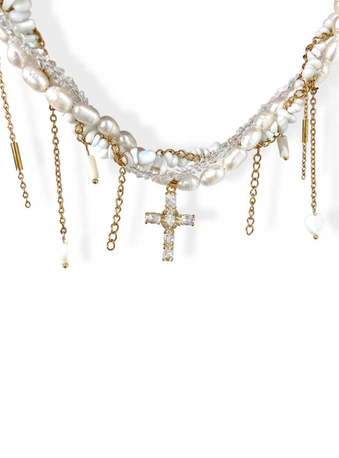 Намисто Cross Necklace Necklace NST_NS25, фото 1 - в интернет магазине KAPSULA
